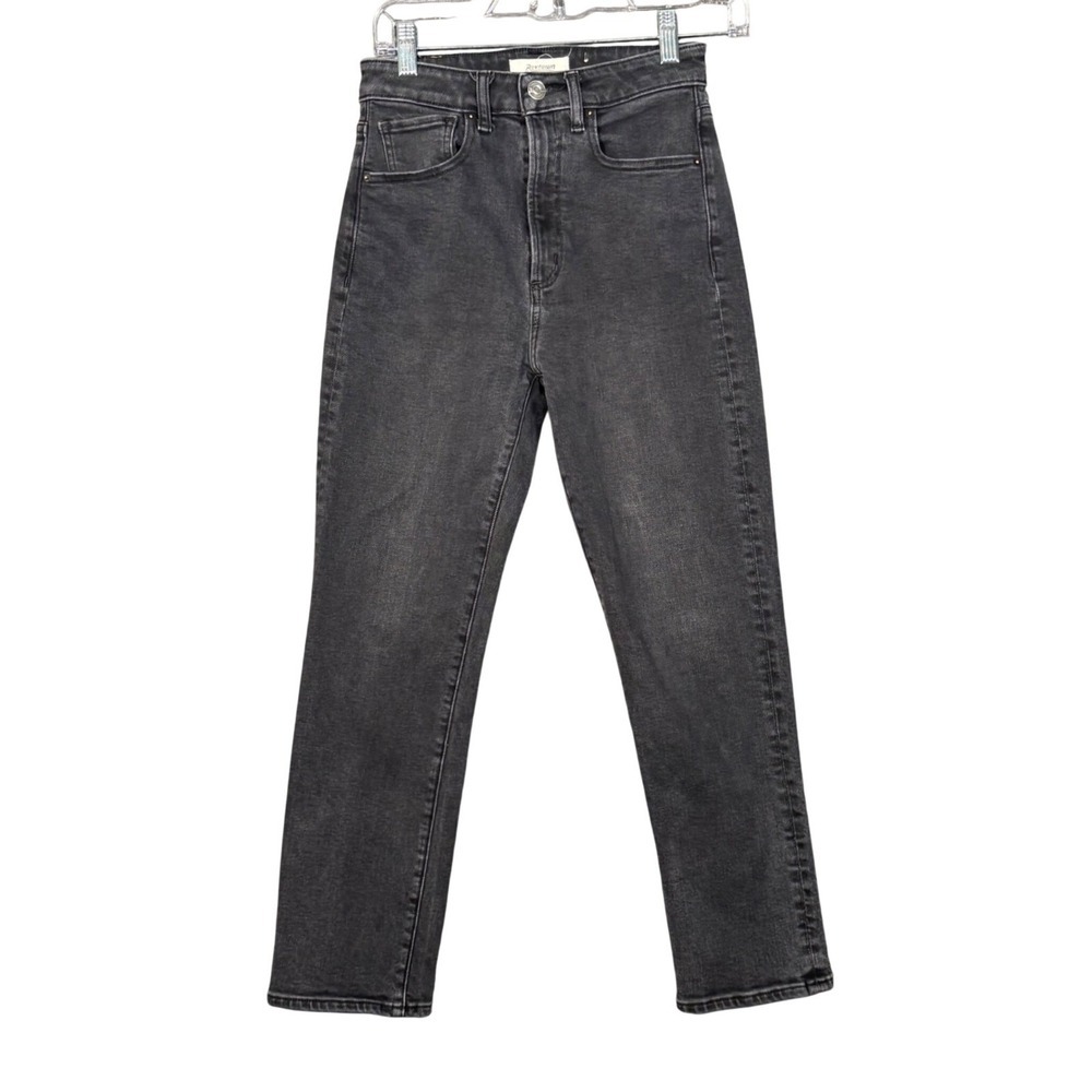 Revtown Decade Denim Womens 26 Regular High Rise Straight Jeans Faded Black